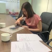 chị thơi visa du lịch hàn